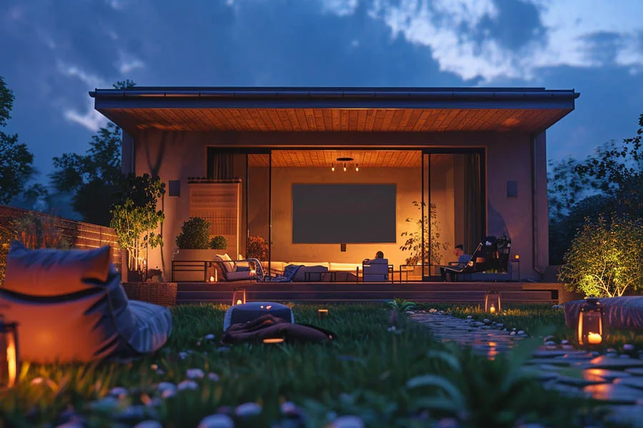 projector vs tv for home theater